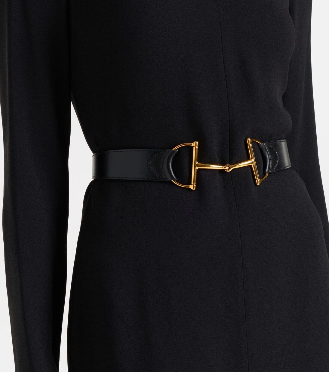 Horsebit leather belt | Gucci