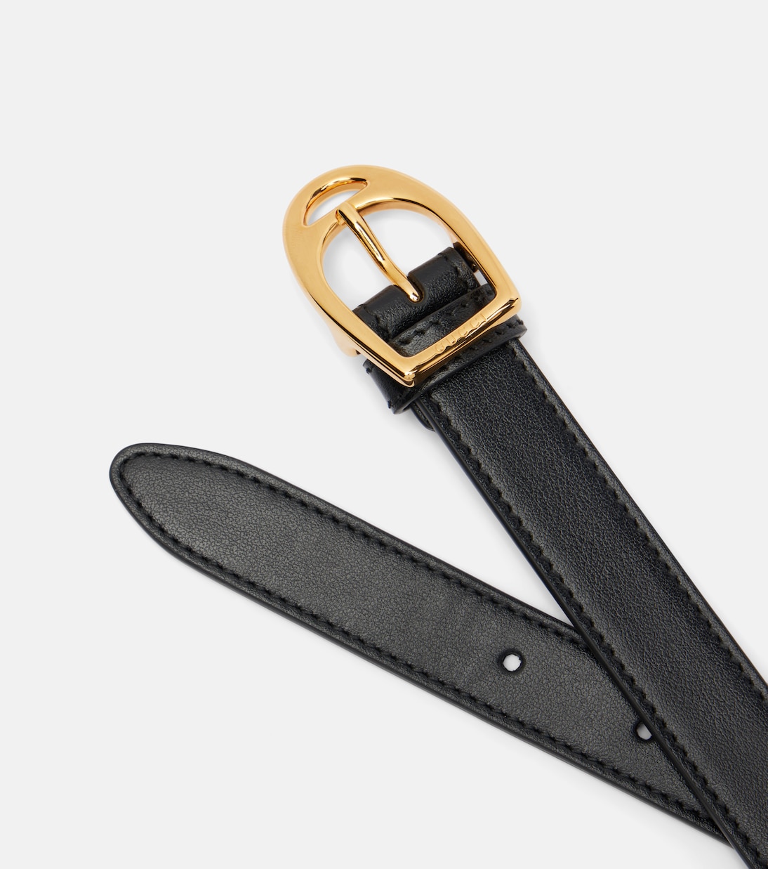 Horsebit leather belt | Gucci