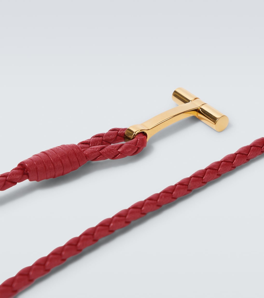 Armband T aus Leder | Tom Ford