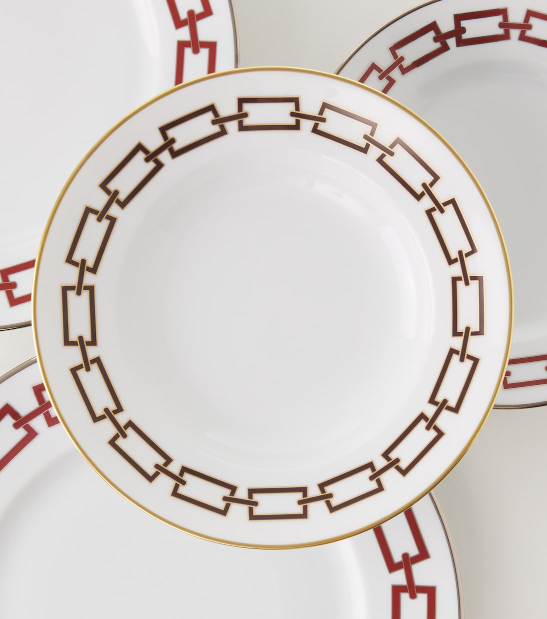 Catene porcelain soup plate | Ginori 1735
