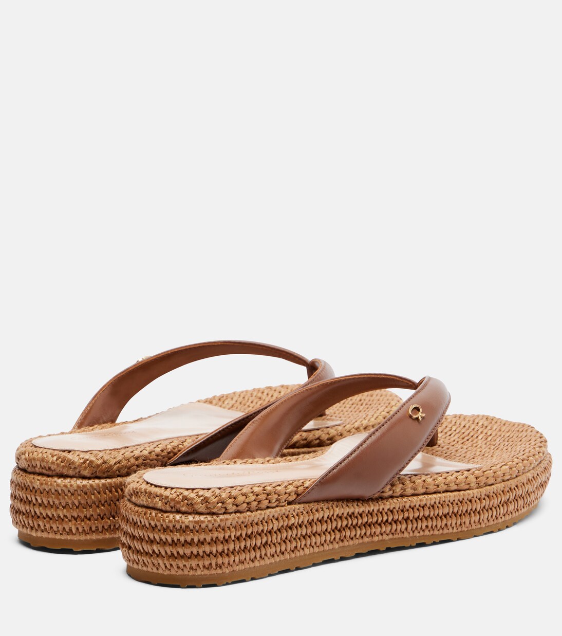 Sandalias con plataforma Tahiti de piel | Gianvito Rossi