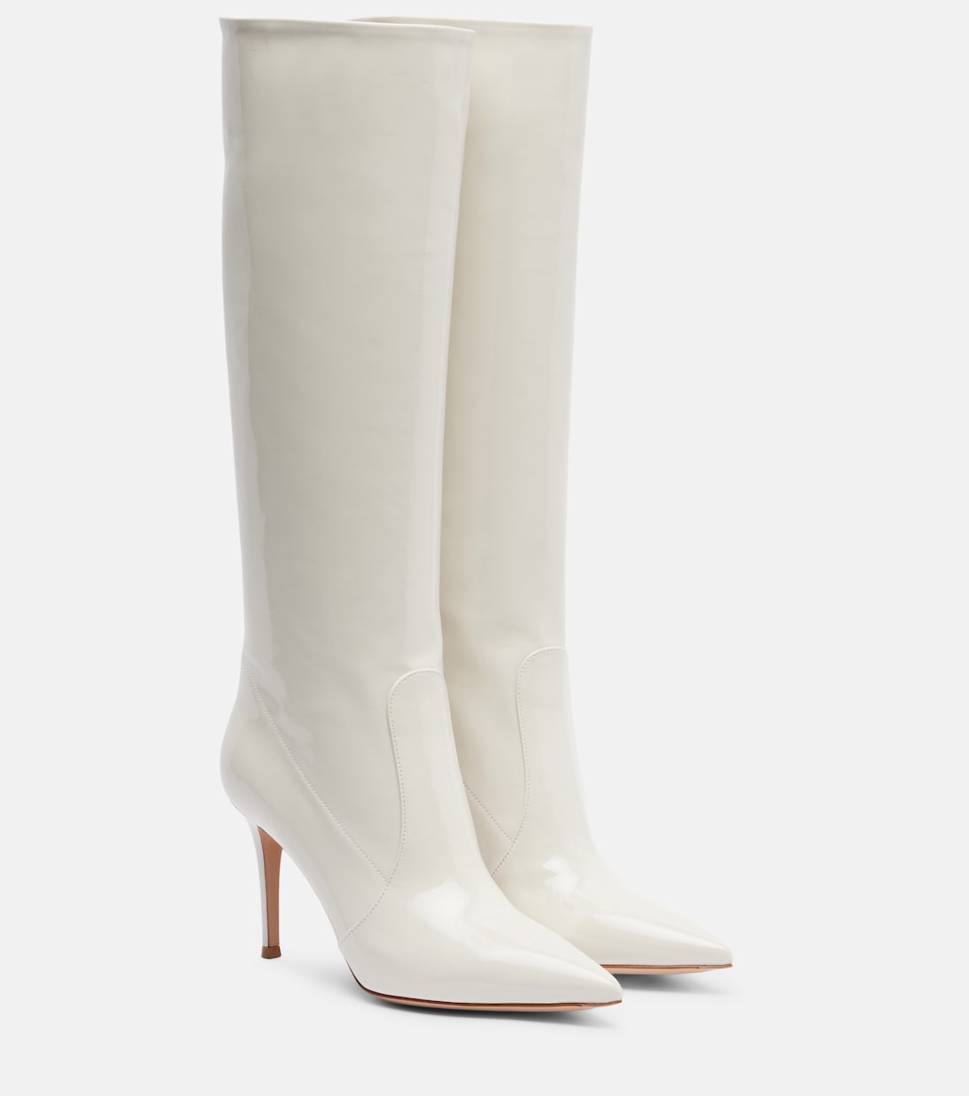 Hansen 85漆皮及膝靴 | Gianvito Rossi