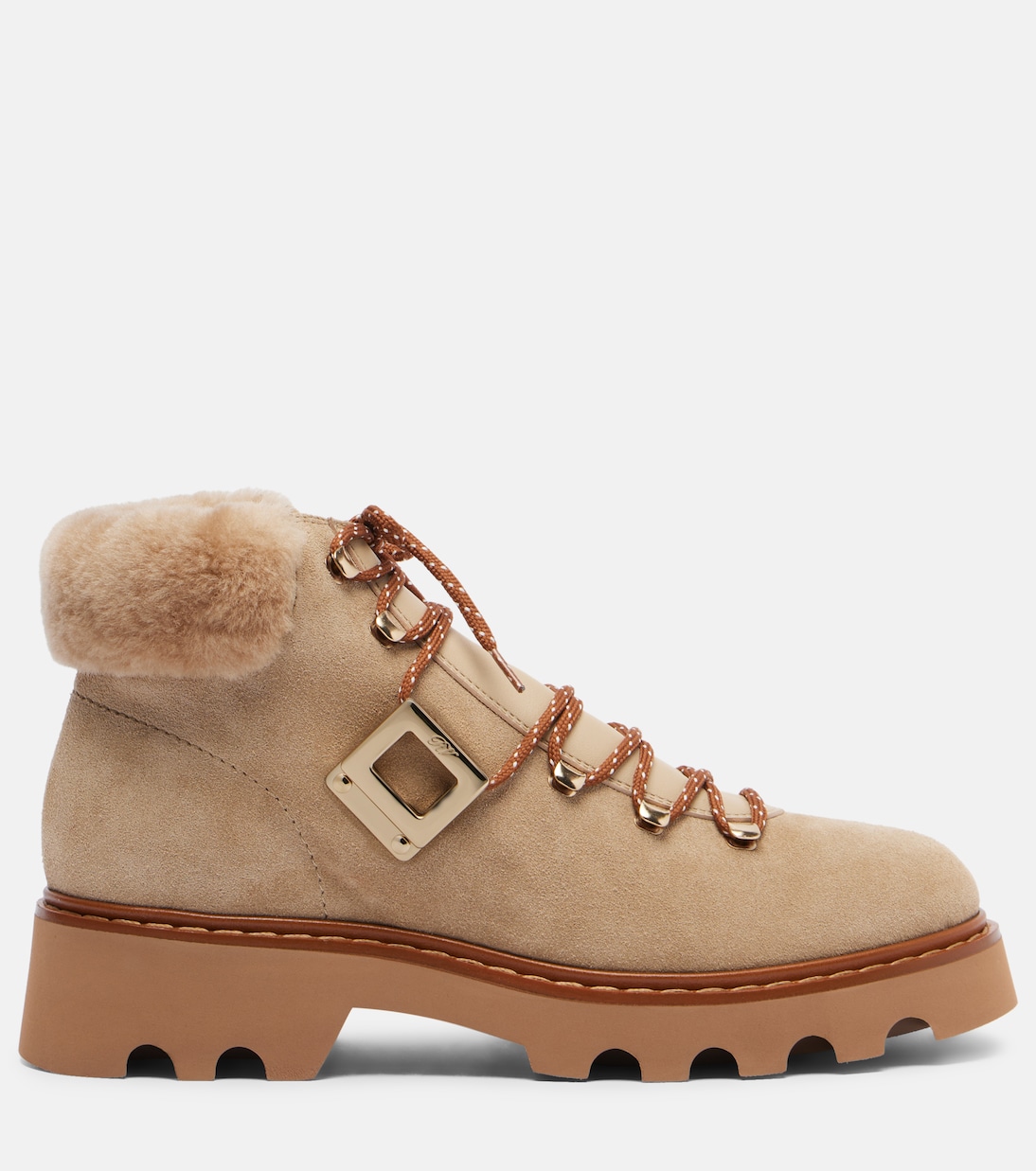 Viv' Rangers suede lace-up boots | Roger Vivier