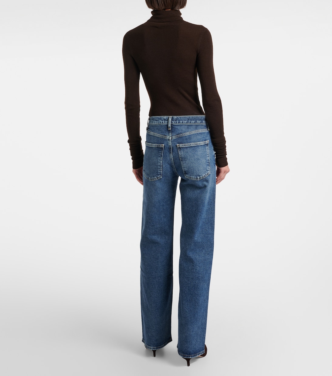 Harper mid-rise straight jeans | Agolde