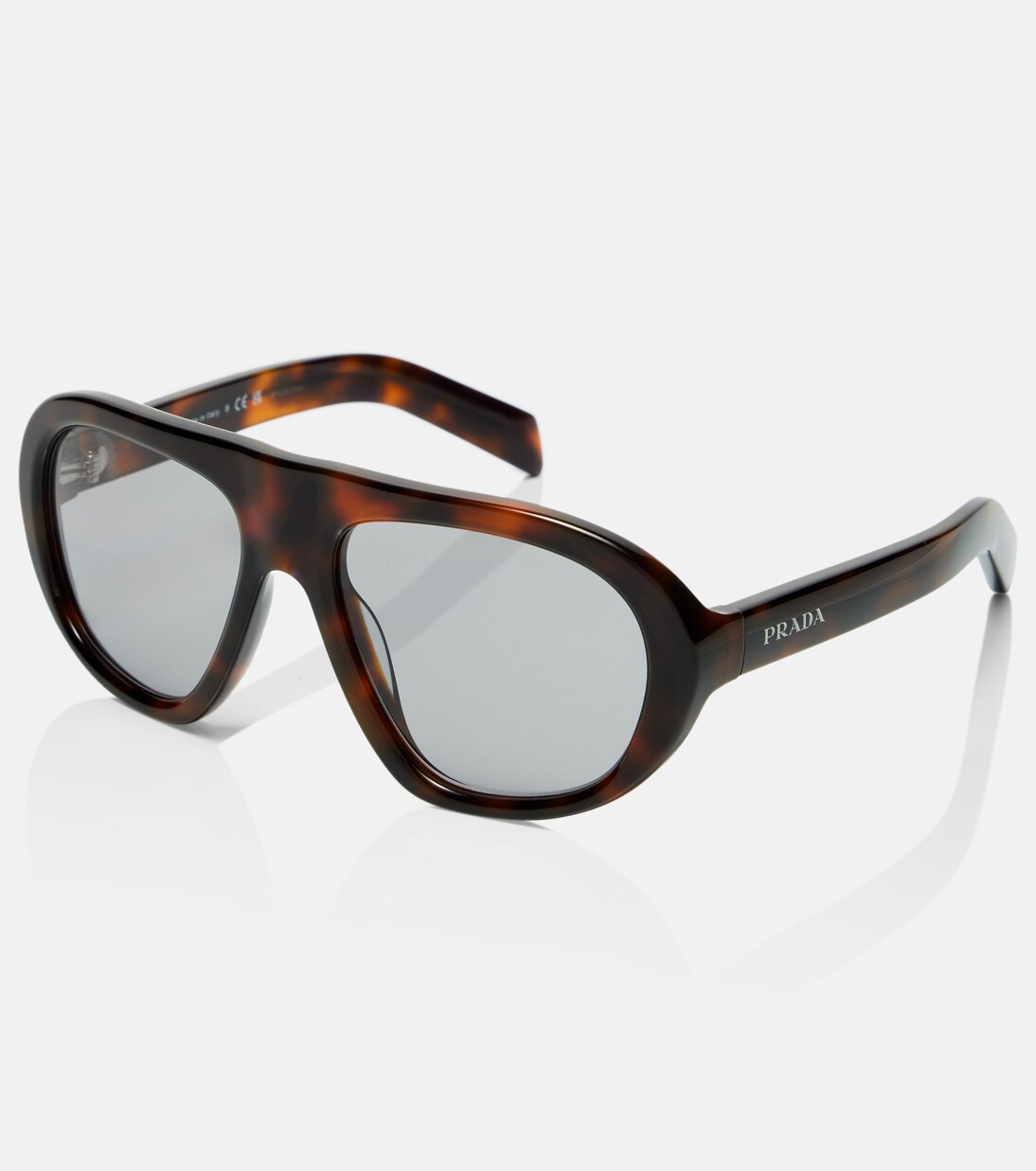 Logo aviator sunglasses | Prada