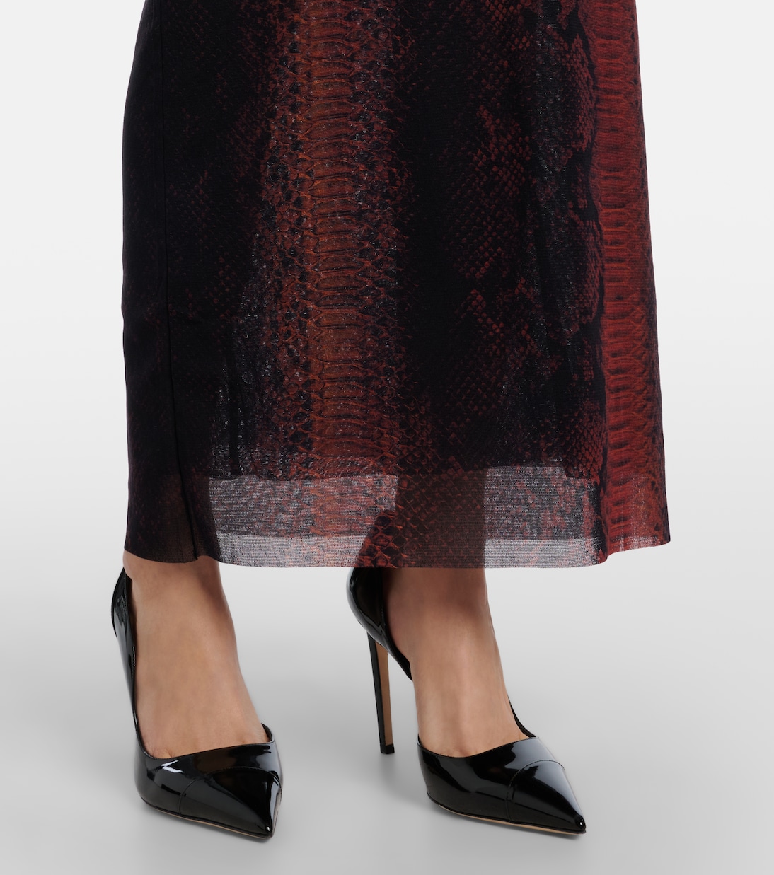 Snake-effect halterneck gown | Jean Paul Gaultier