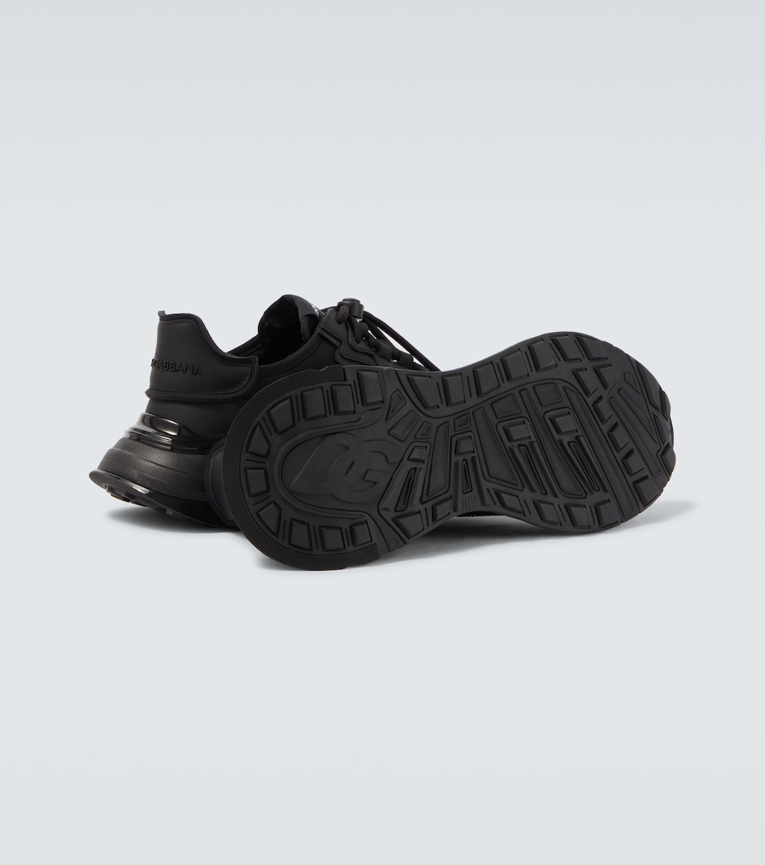 Leather-trimmed sneakers | Dolce&Gabbana