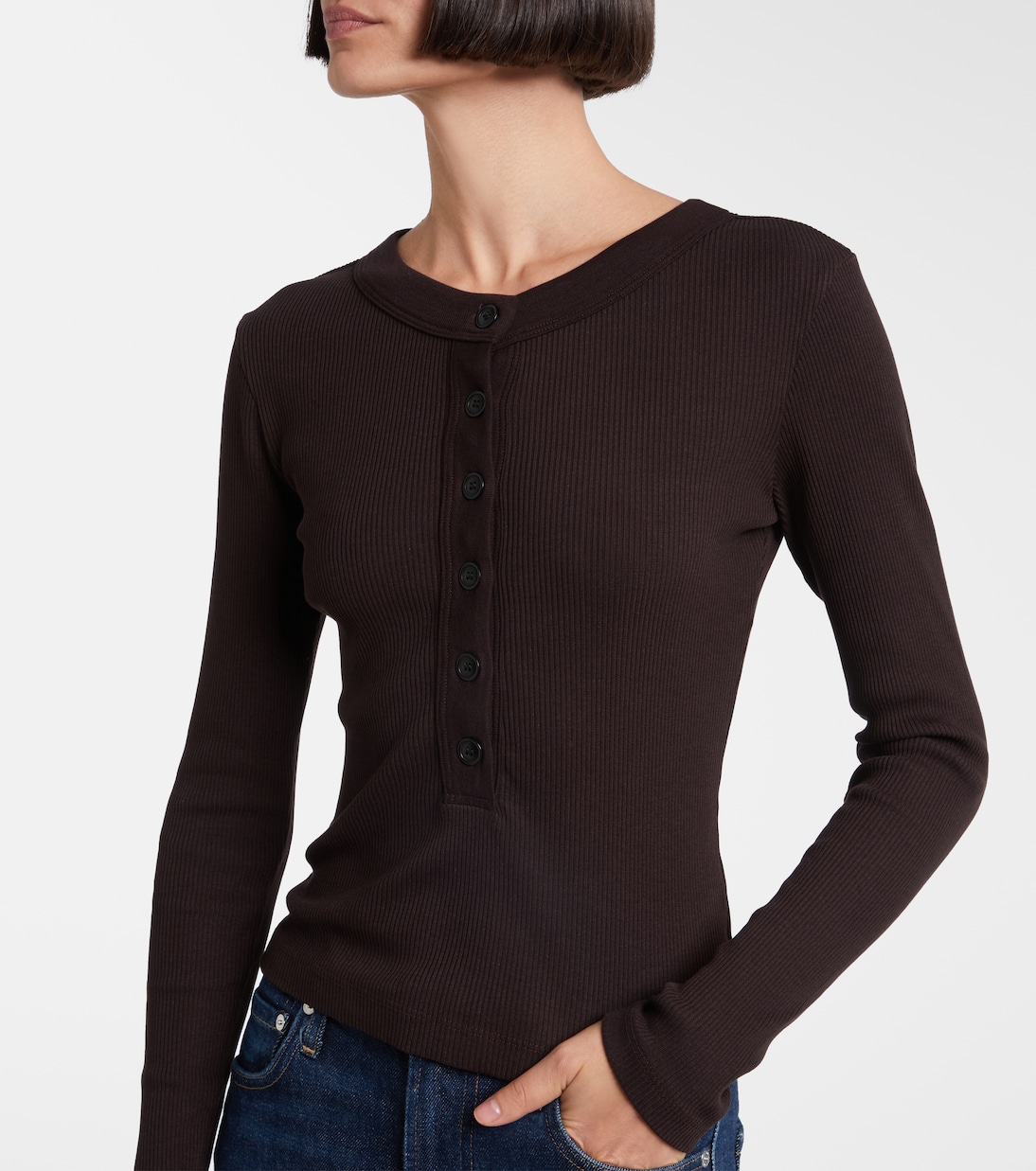 Ribbed-knit jersey top | Citizens of Humanity