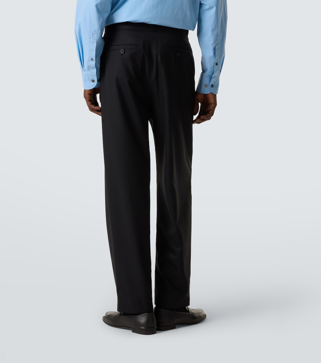 Ottis virgin wool straight pants | The Row