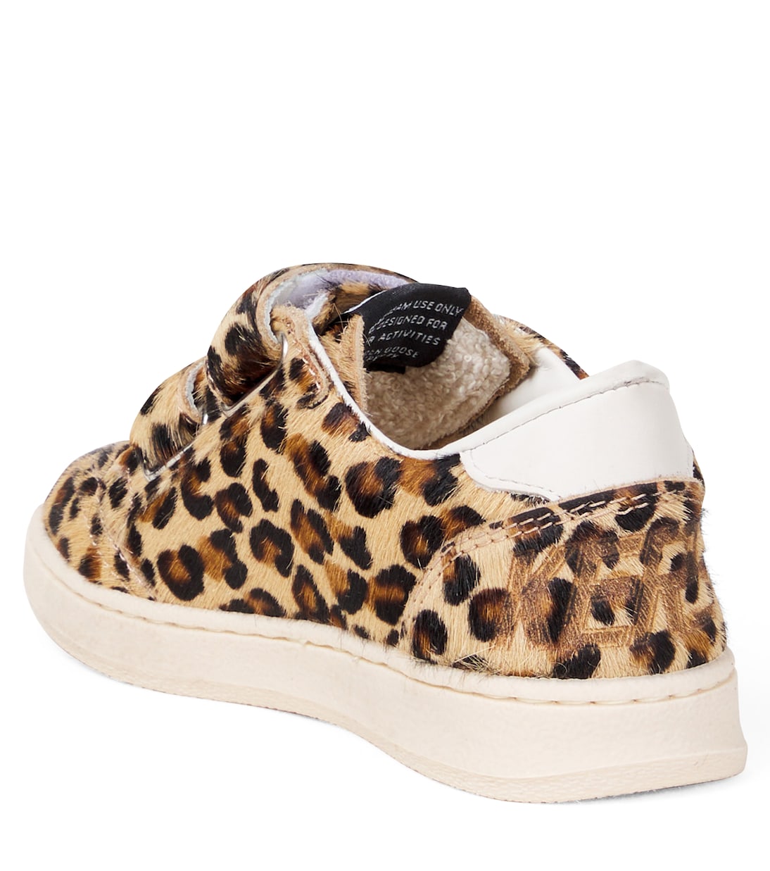 Ball Star leopard-print calf hair sneakers | Golden Goose Kids