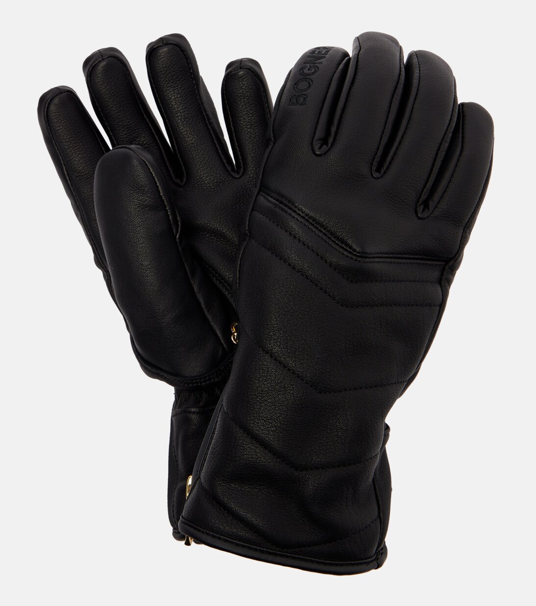 Dana quilted leather ski gloves | Bogner