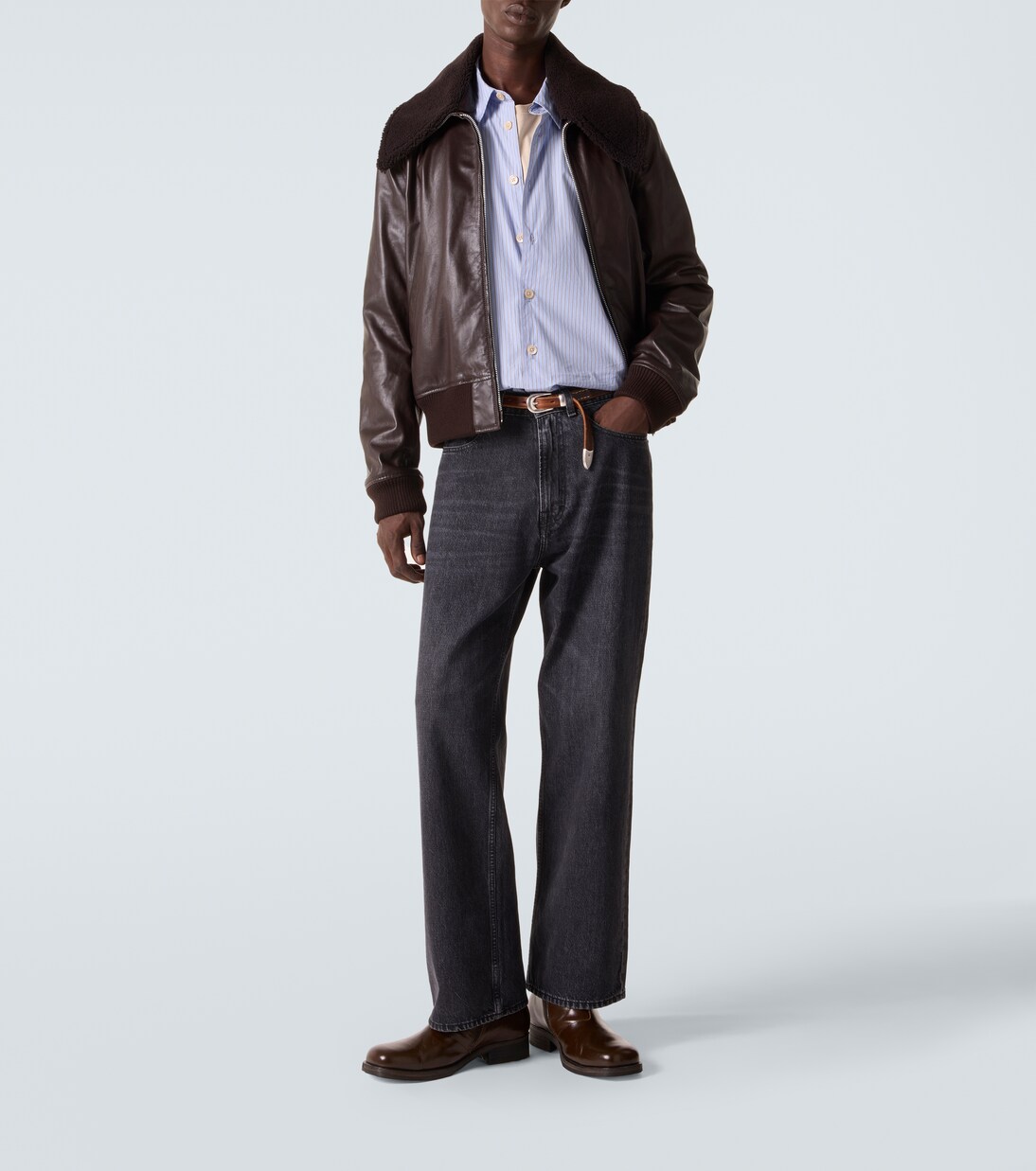 Beyond striped cotton poplin shirt | Our Legacy
