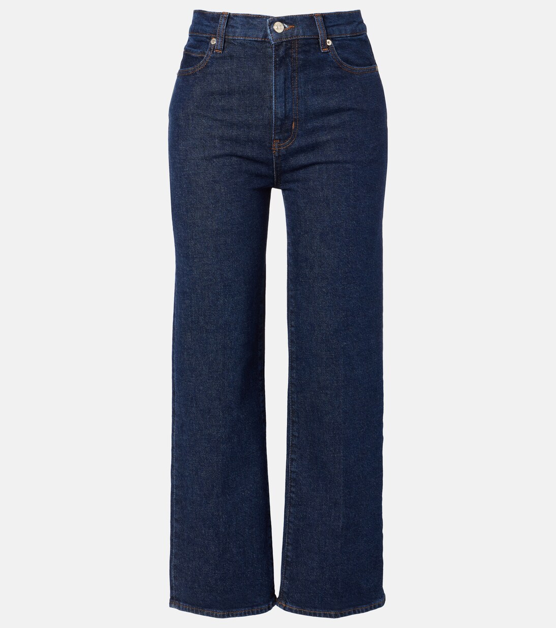 Cropped high-rise wide-leg jeans | Frame