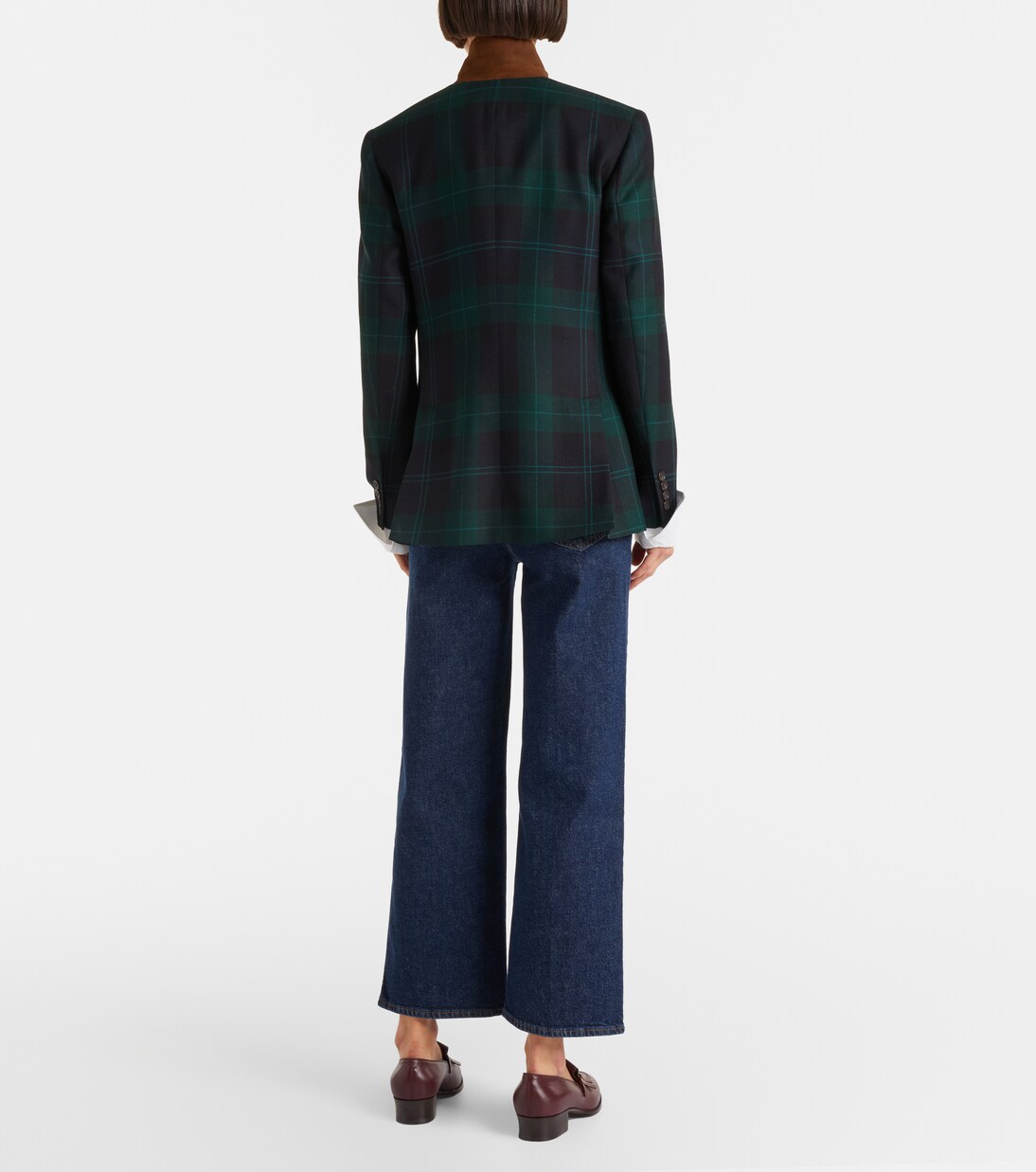 Cropped high-rise wide-leg jeans | Frame