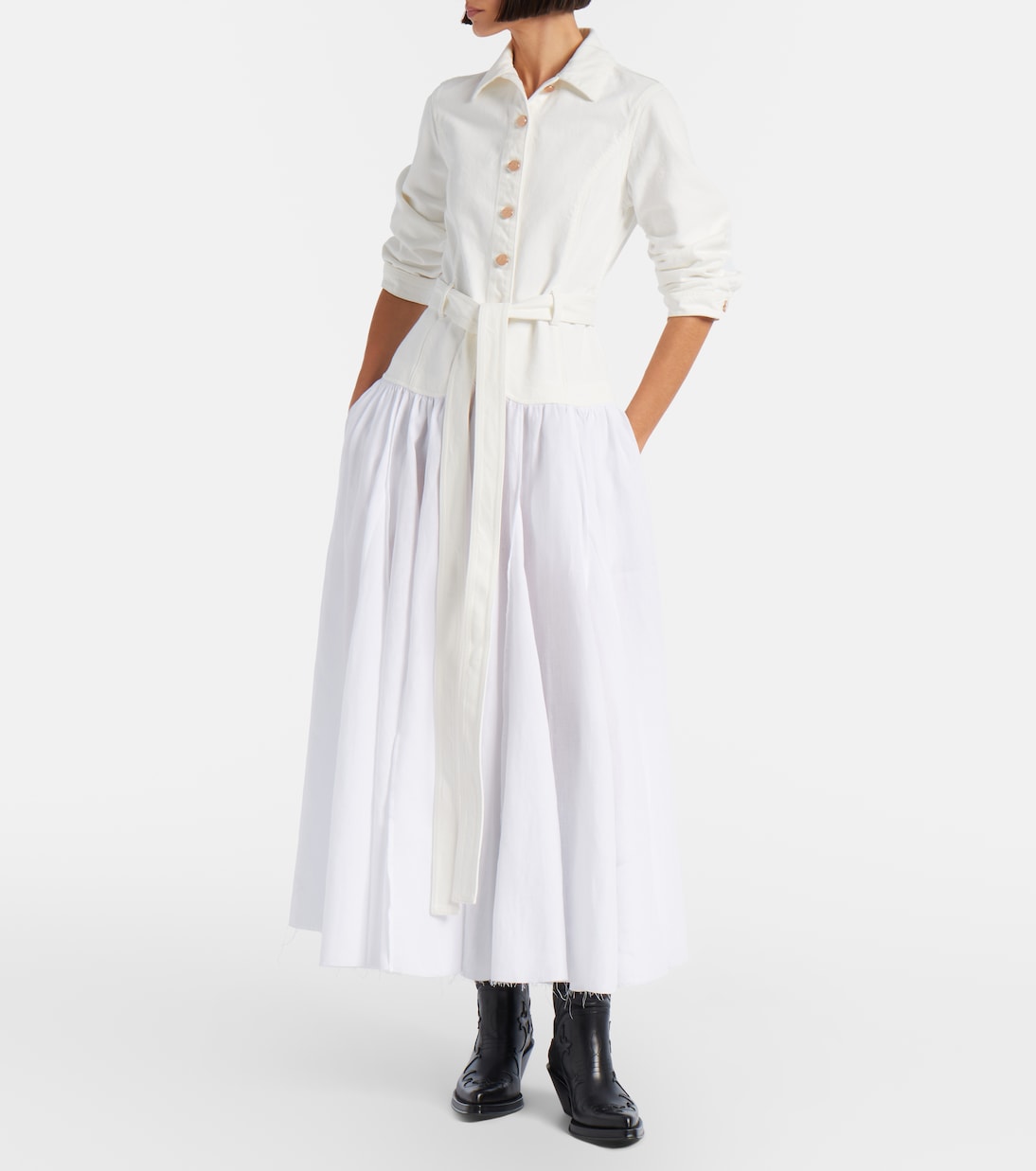 Delyth cotton and linen maxi dress | Gabriela Hearst