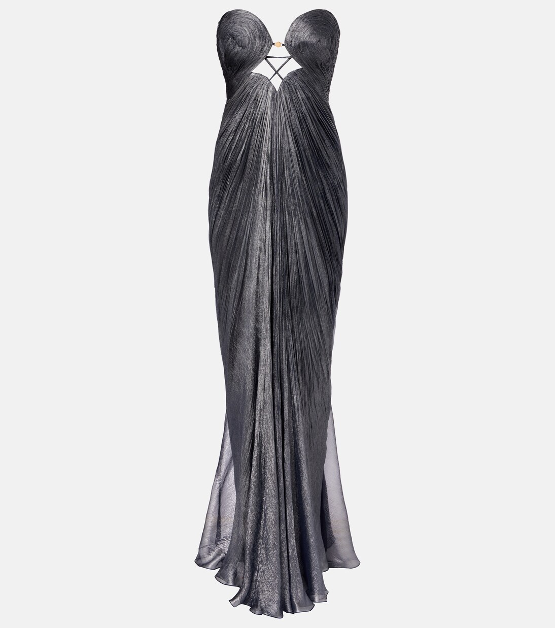 Julieta draped silk gown | Maria Lucia Hohan