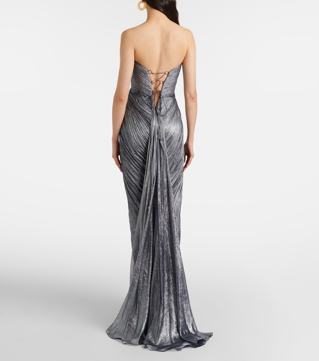 Julieta draped silk gown | Maria Lucia Hohan