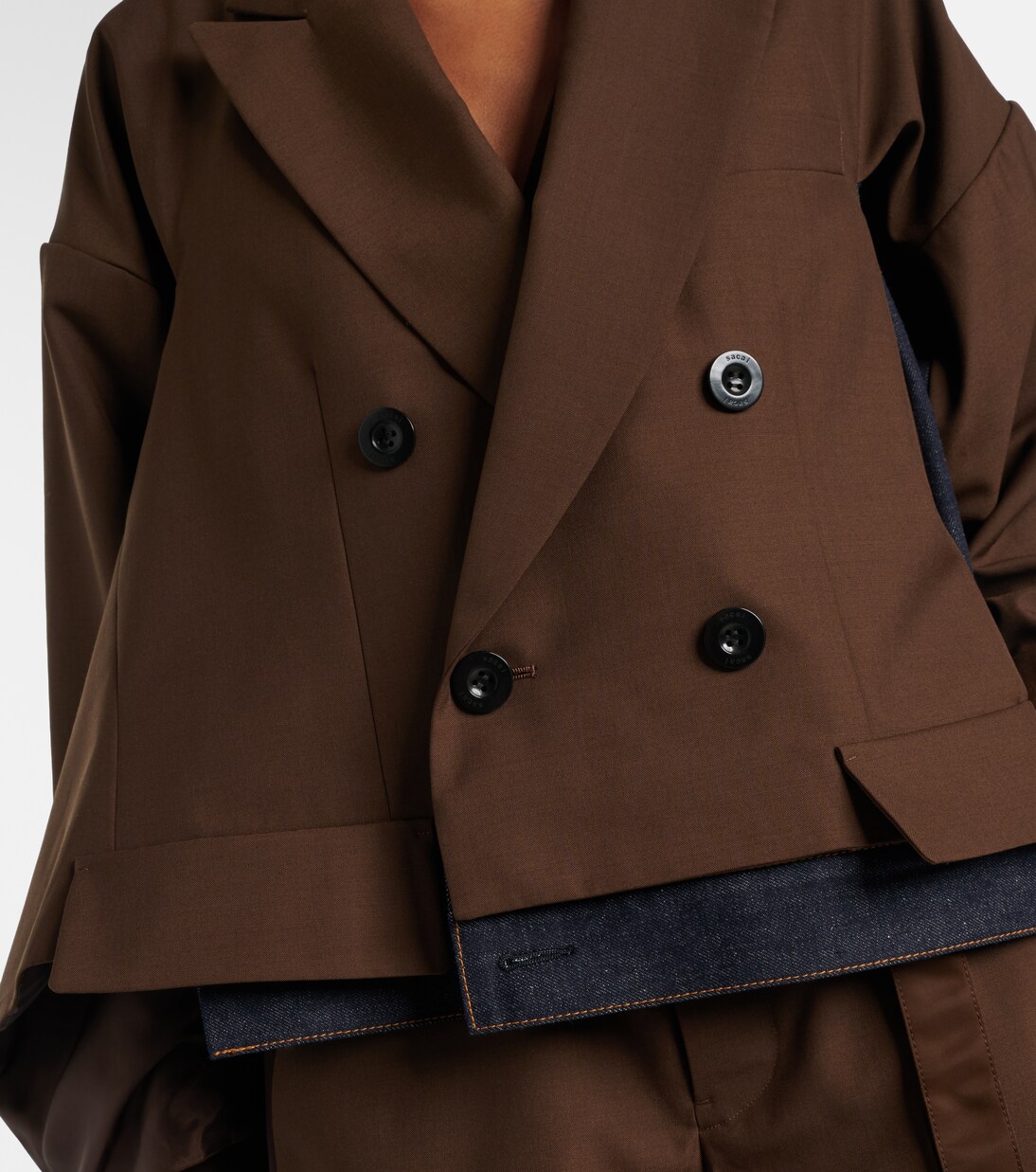 جاكيت من الدنيم أوفرسايز | Sacai