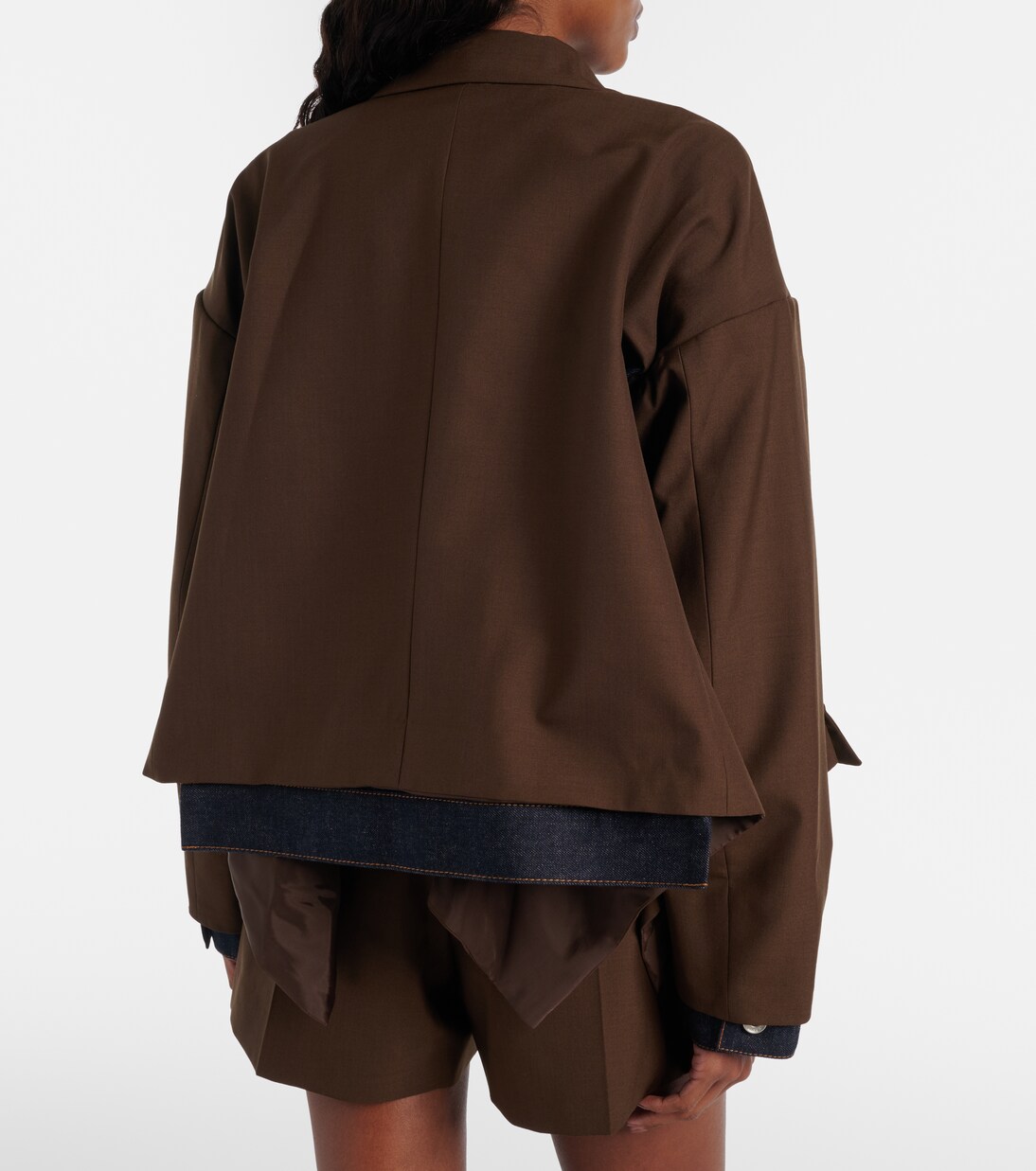 جاكيت من الدنيم أوفرسايز | Sacai