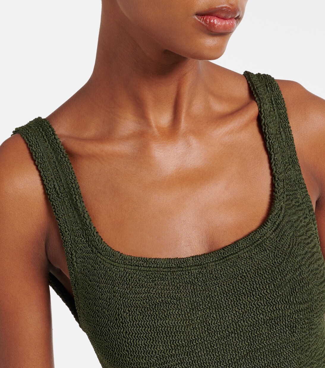 Square Neck swimsuit | Hunza G