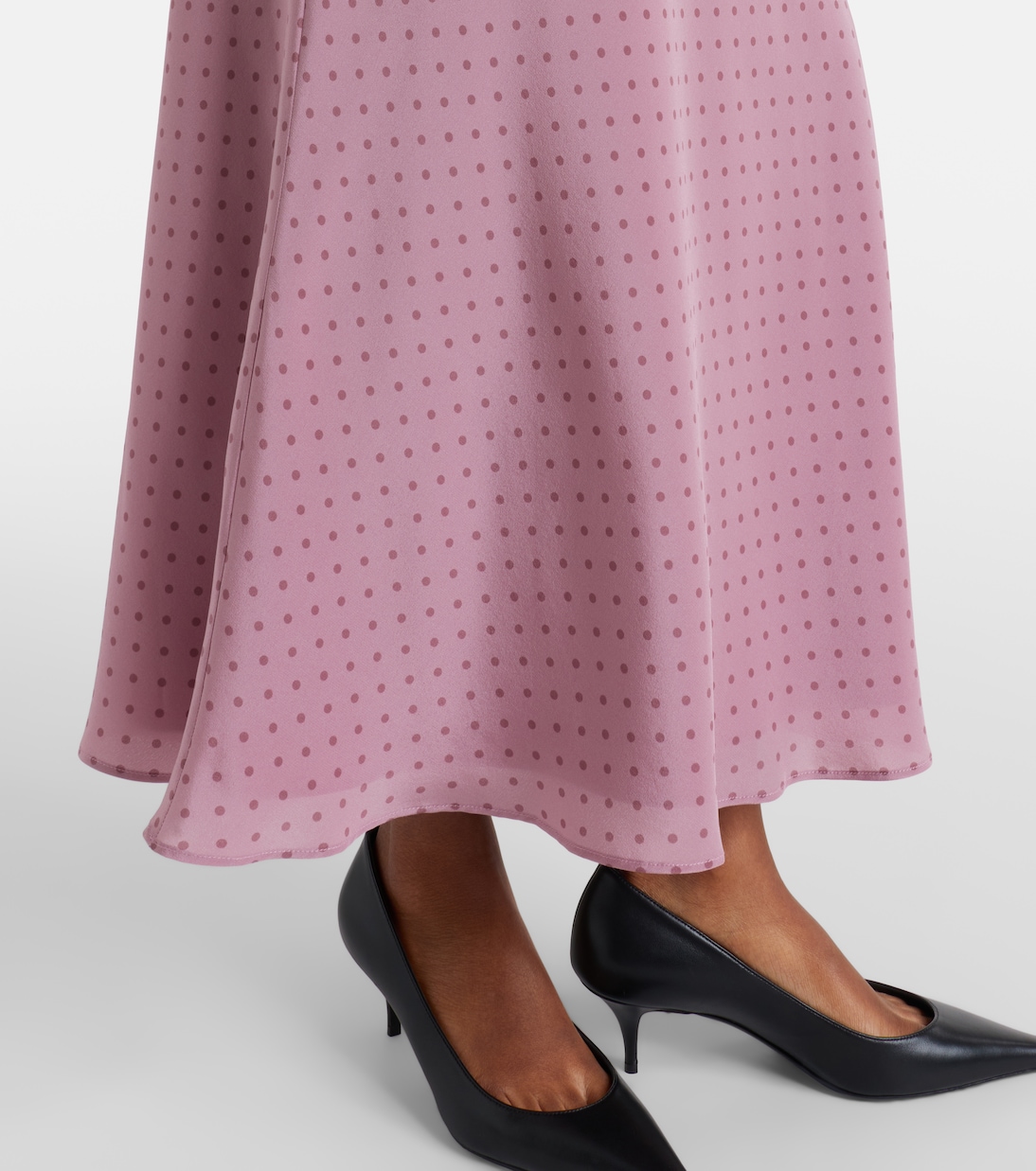Polka-dot silk midi dress | Alessandra Rich