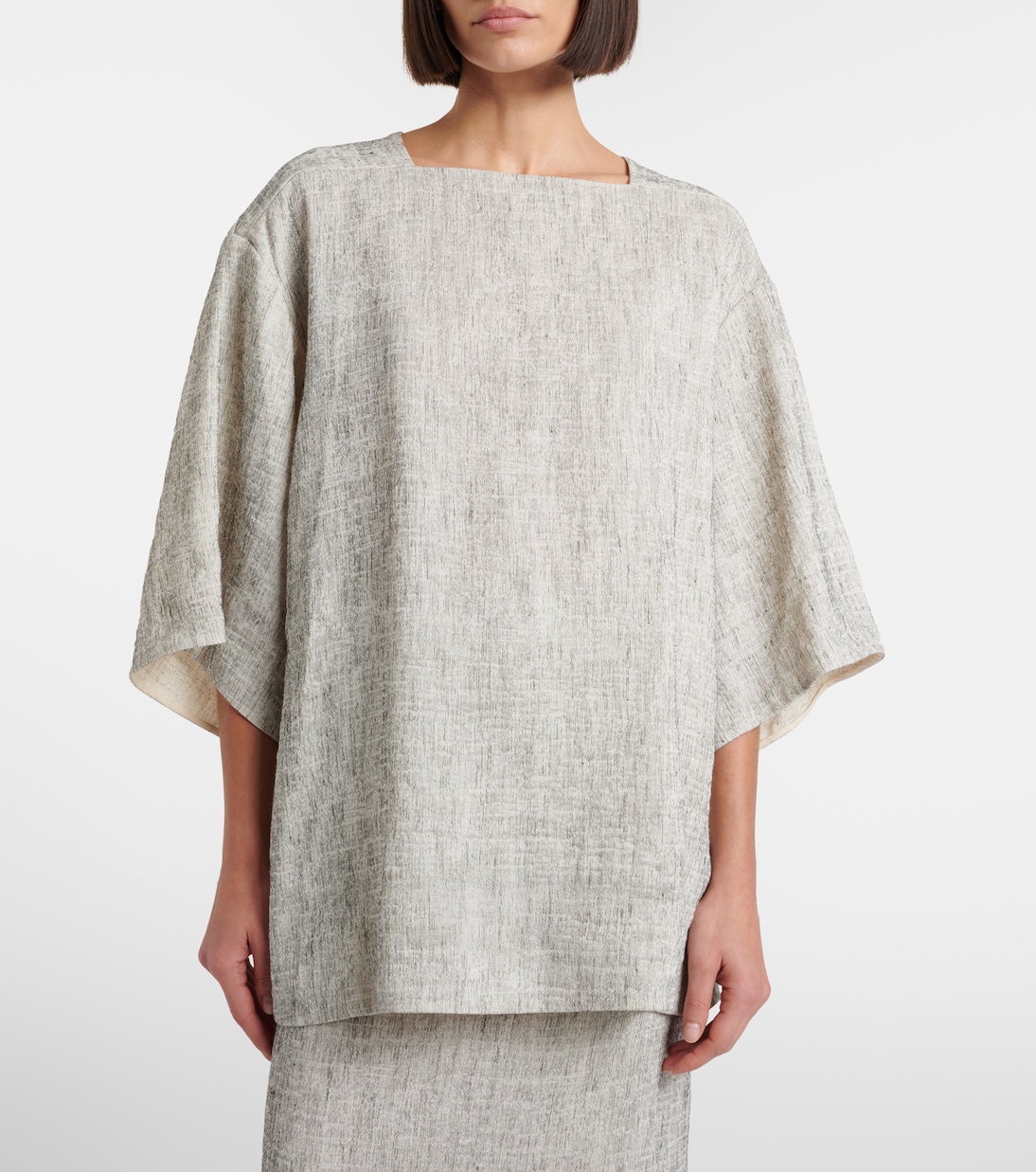 Hamza亚麻与真丝上衣 | The Row