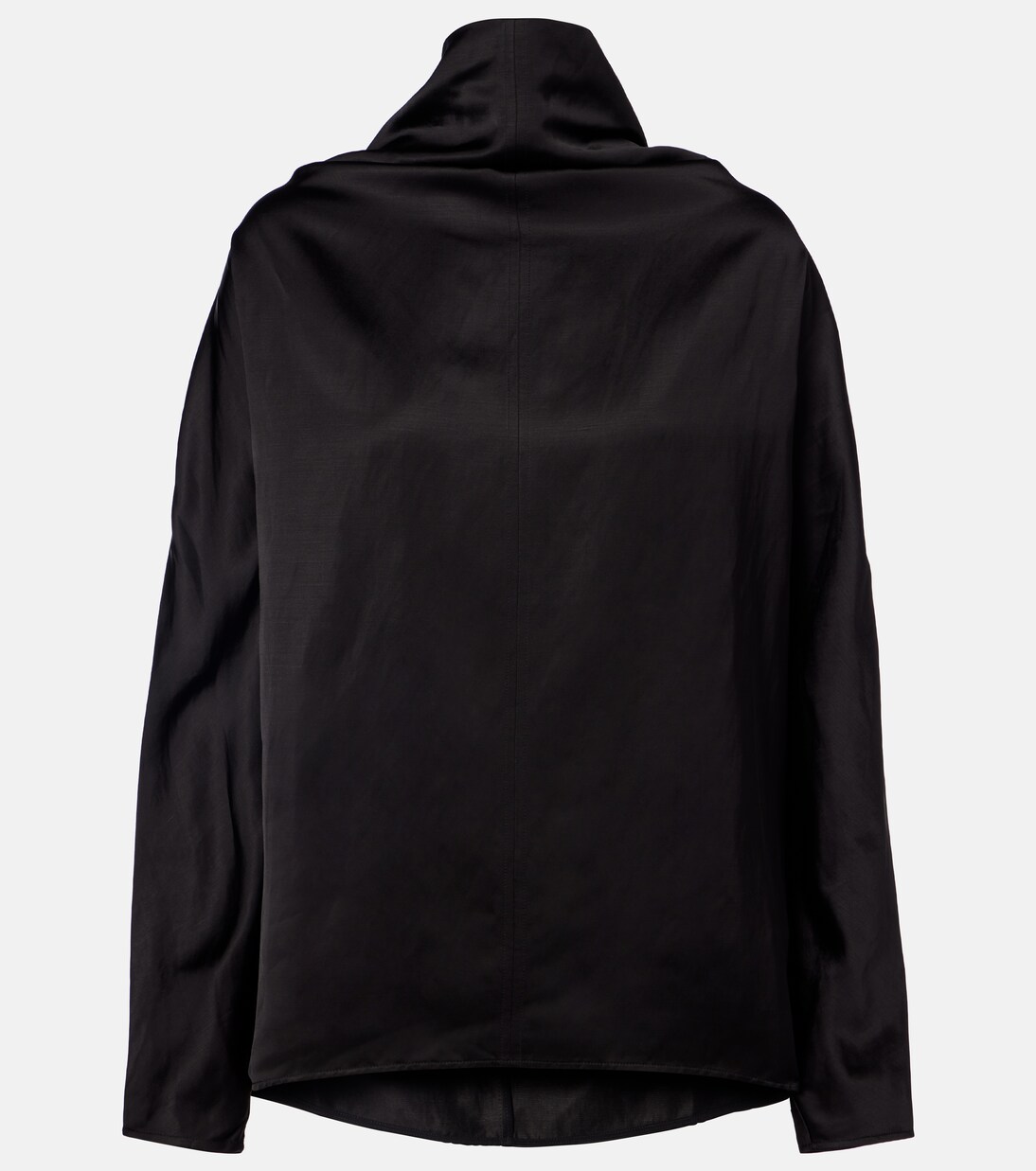 Draped satin blouse | Toteme
