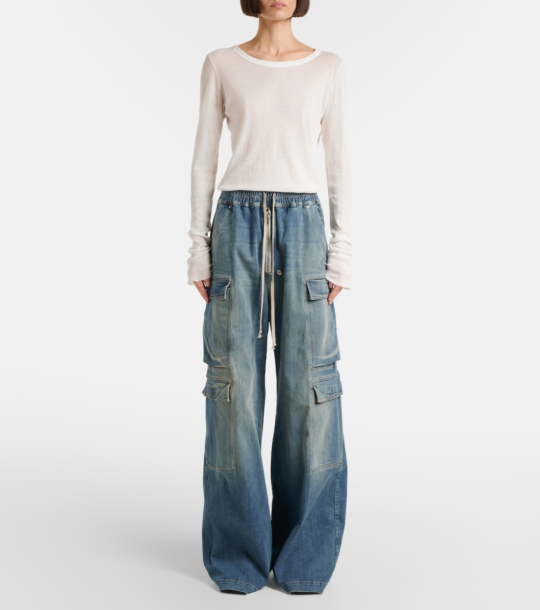 DRKSHDW Jumbo Belas cargo jeans | Rick Owens
