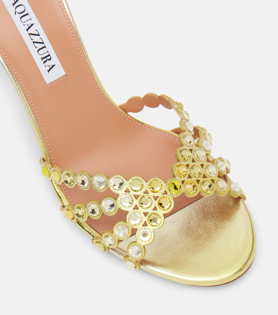 Tequila embellished leather mules | Aquazzura