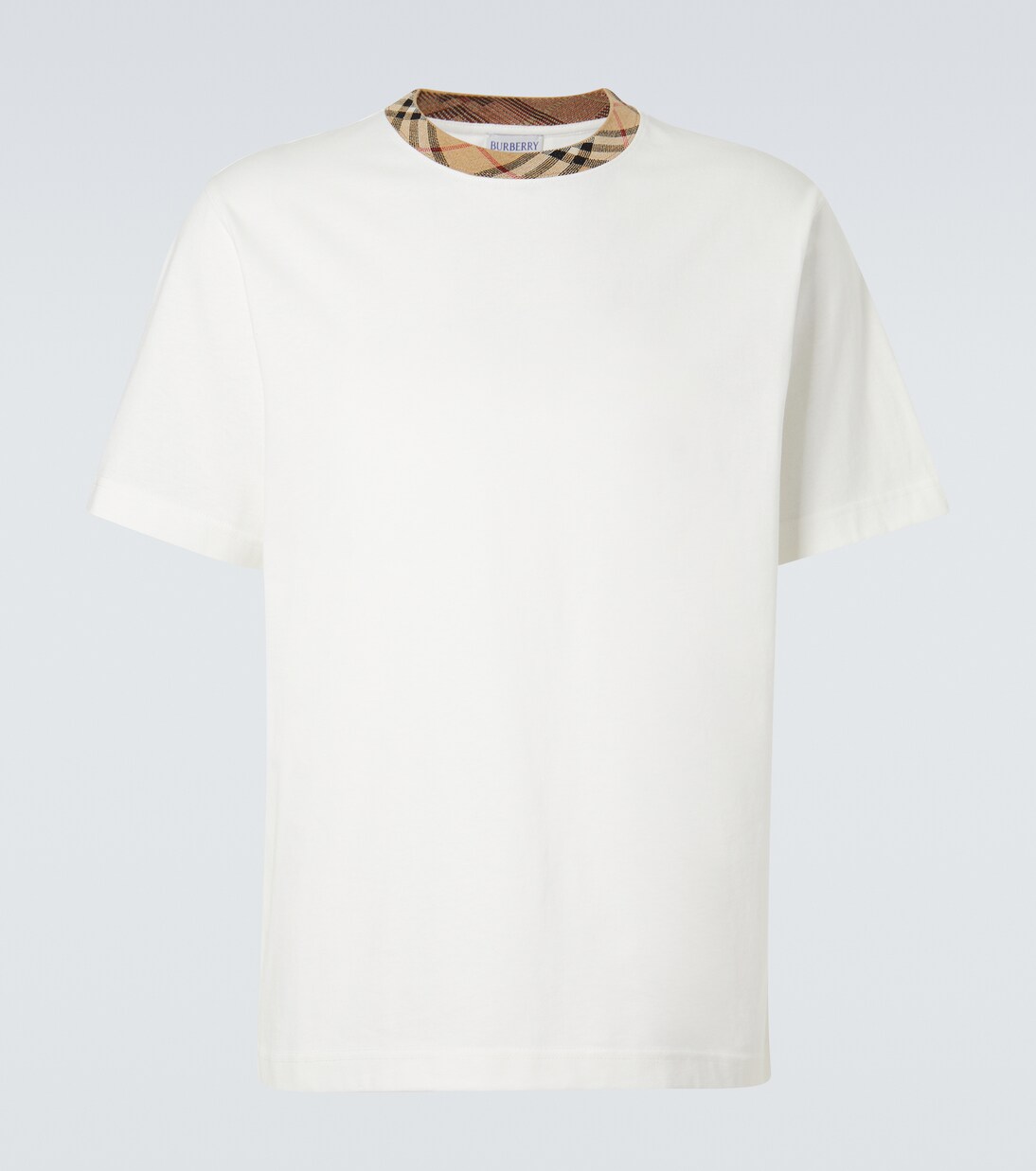 Burberry Check cotton jersey T-shirt | Burberry
