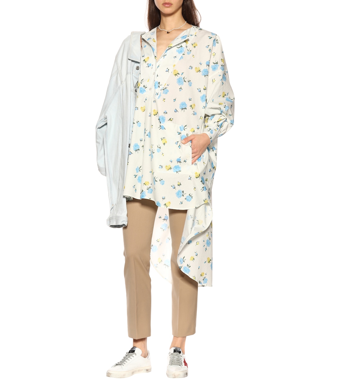 Robe en coton imprimé | Golden Goose