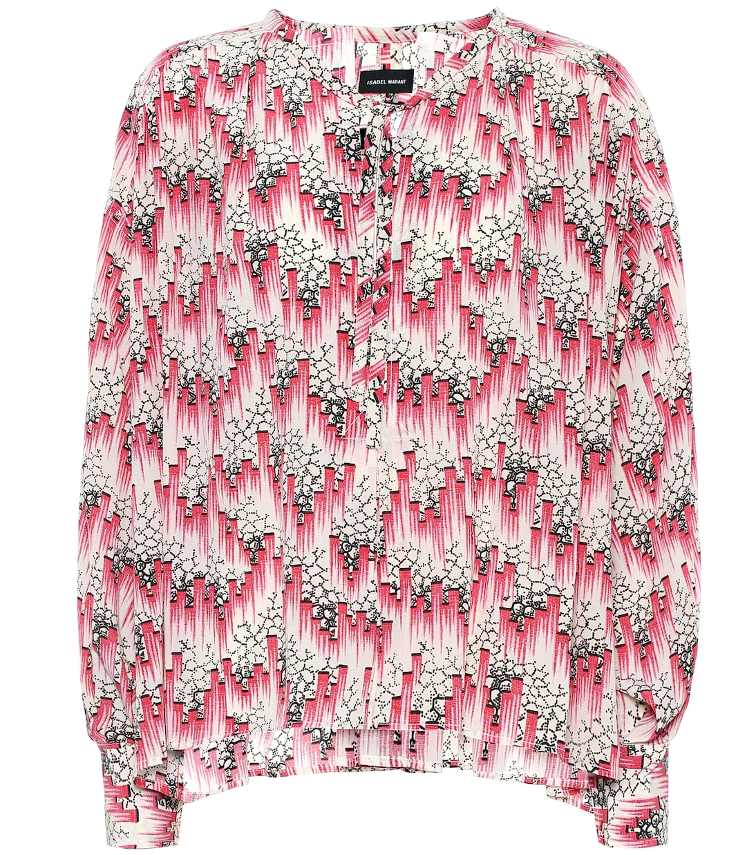 Amba printed silk-blend crêpe blouse | Isabel Marant