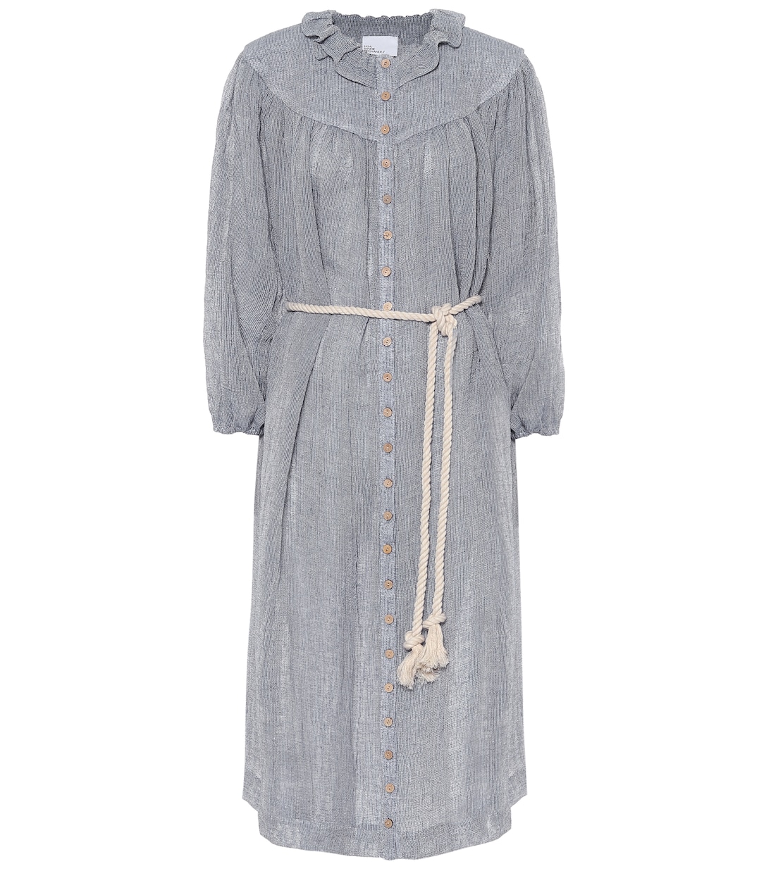 Vestido camisero Fiona de lino | Lisa Marie Fernandez