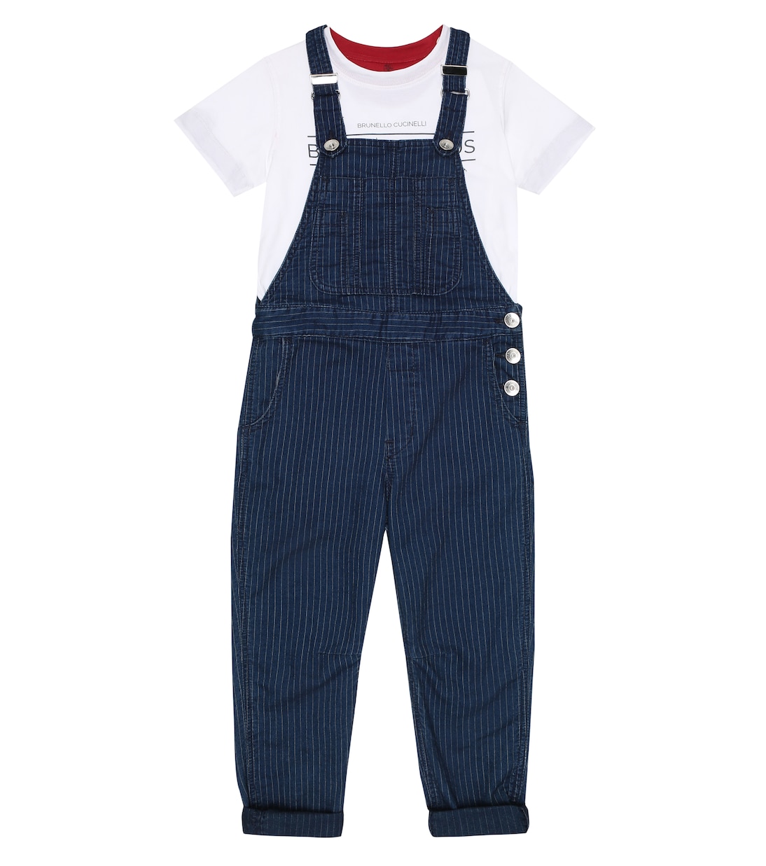 Latzhose aus Denim | Brunello Cucinelli Kids