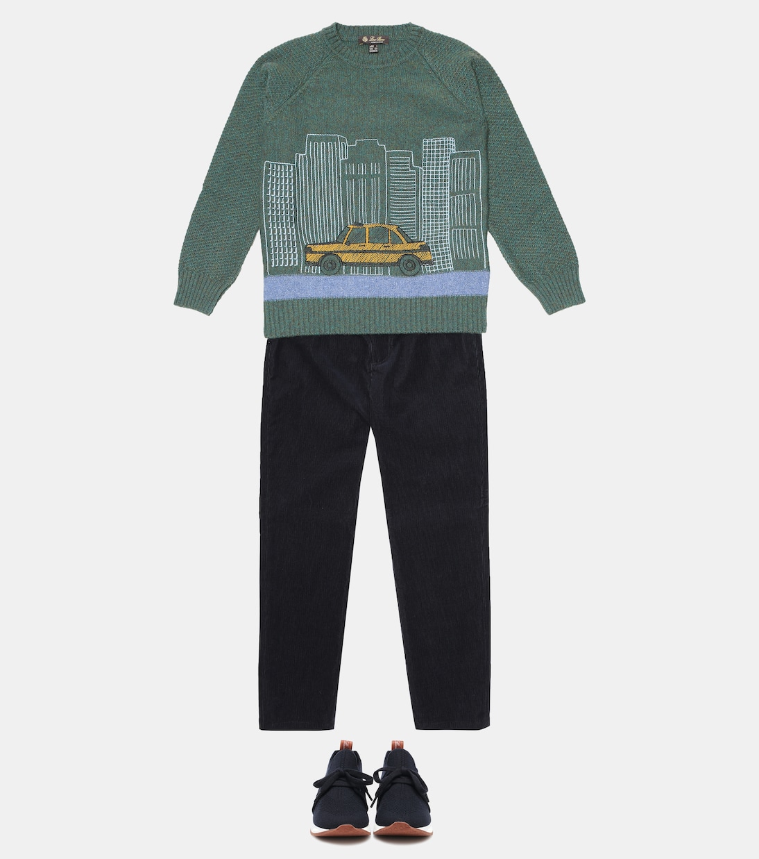 Pullover Street Skyline aus Kaschmir | Loro Piana Kids