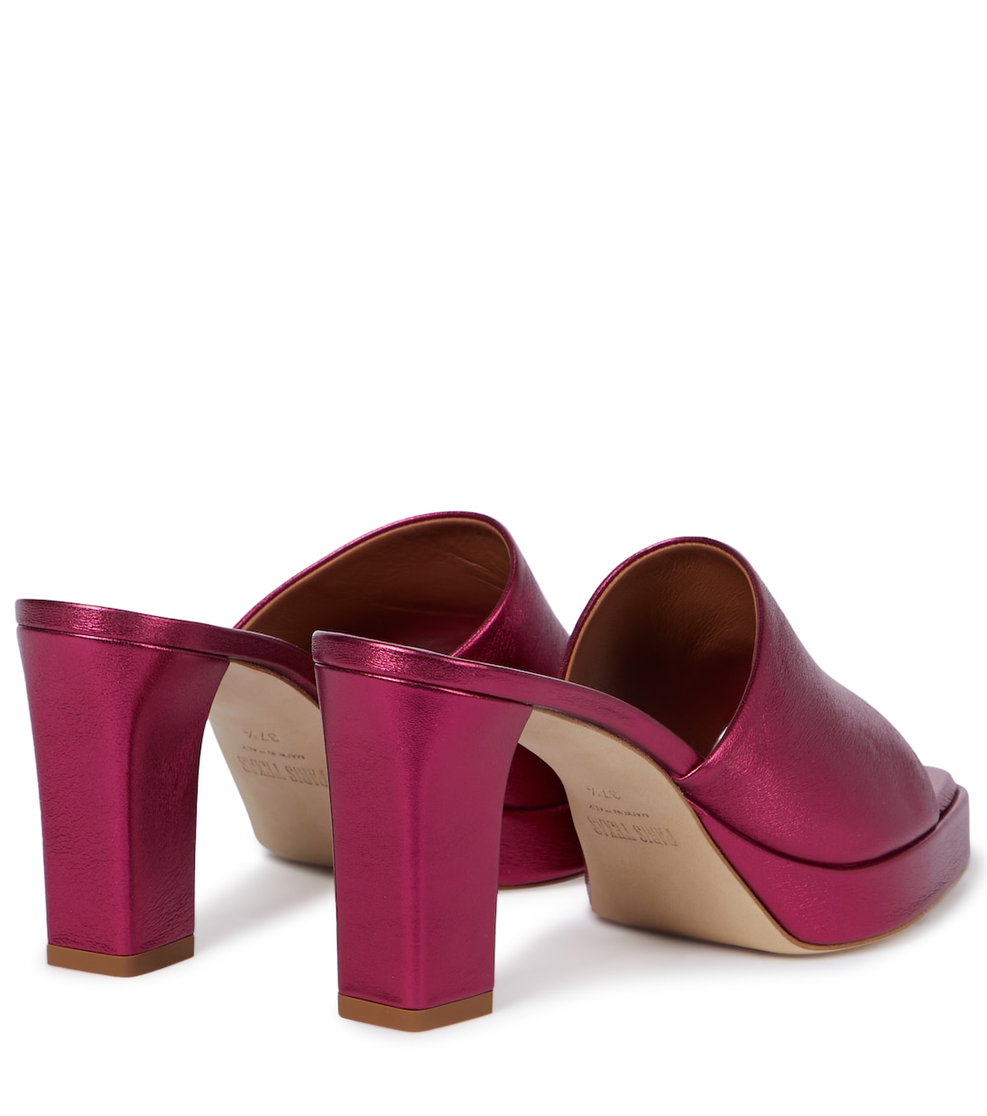 Milena leather platform sandals | Paris Texas