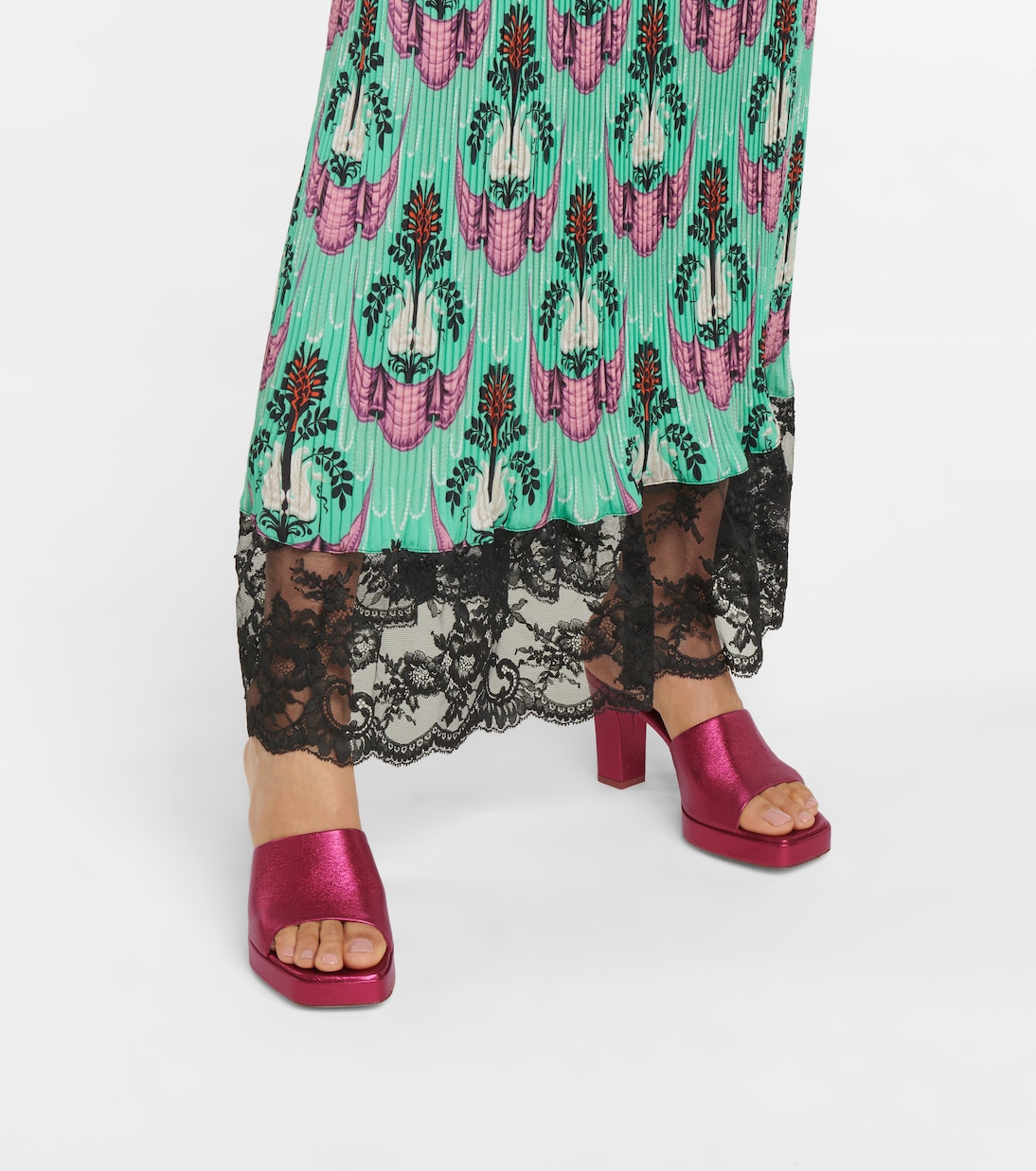 Milena leather platform sandals | Paris Texas