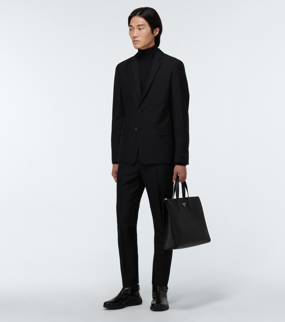 Single-breasted mohair wool suit | Prada