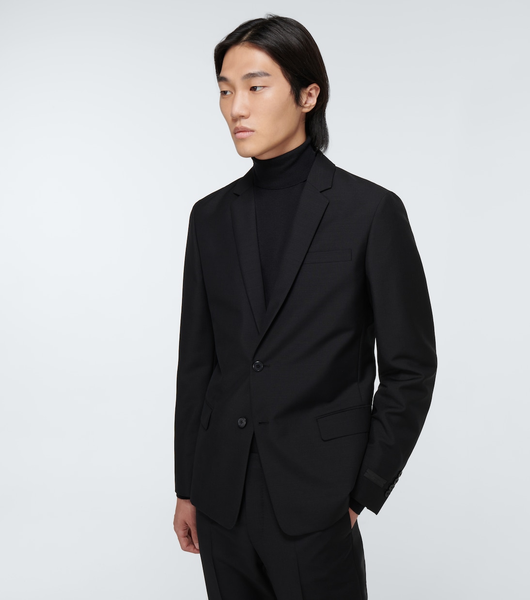 Single-breasted mohair wool suit | Prada