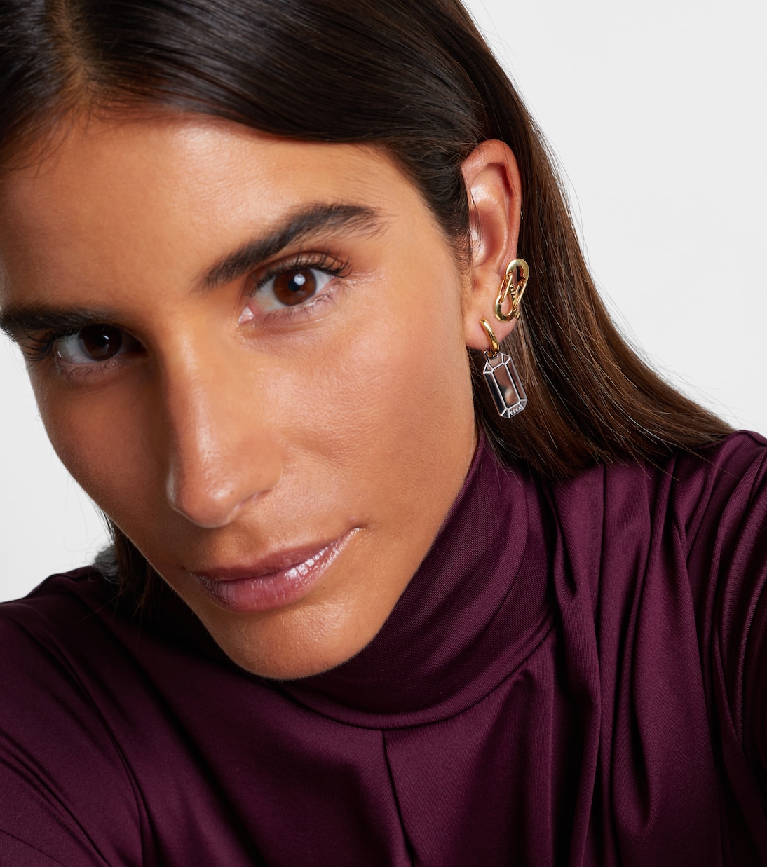Pendiente individual Tokyo de oro de 18 ct | Eéra