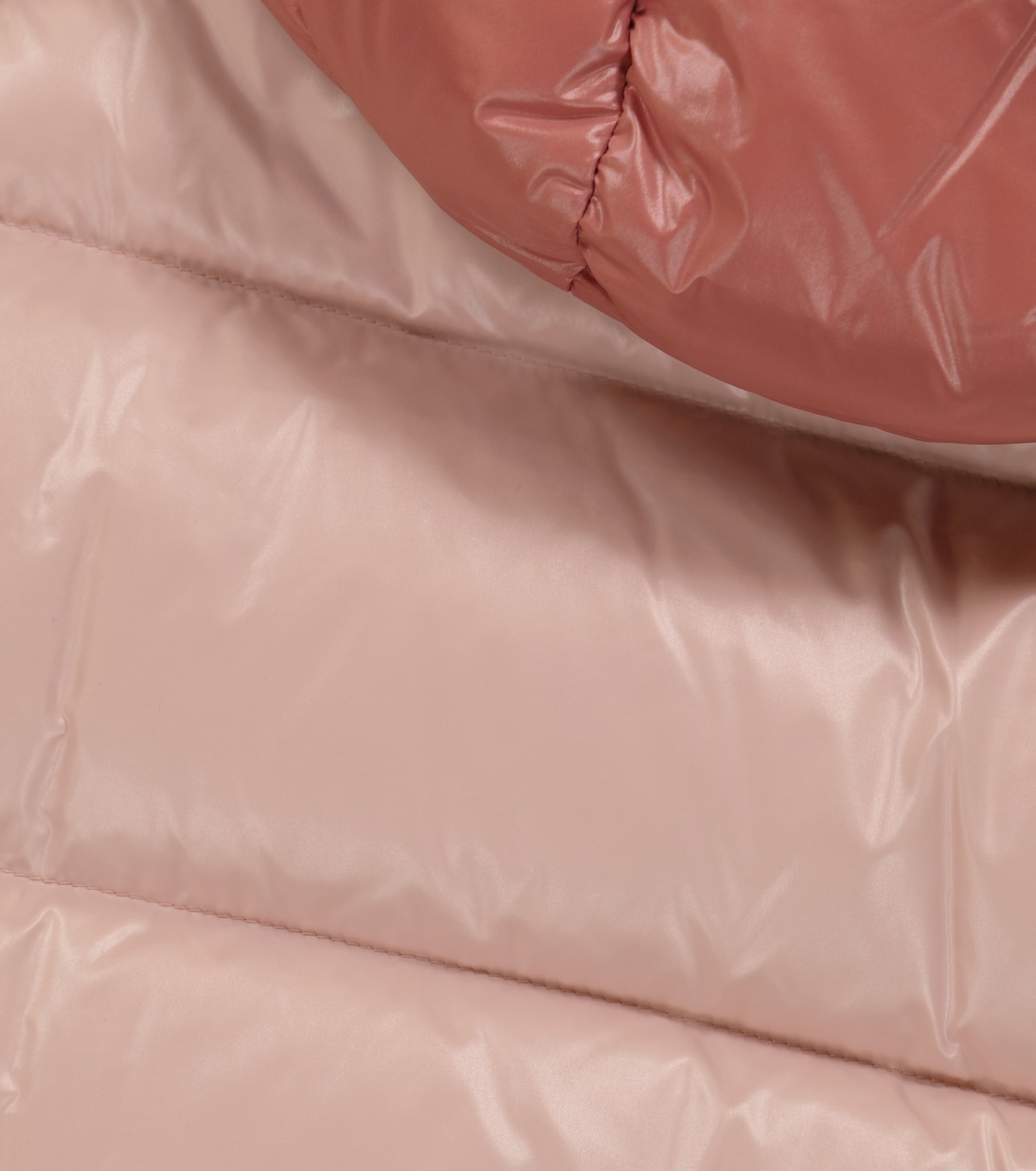 Chouelle velvet-trimmed down jacket | Moncler Enfant