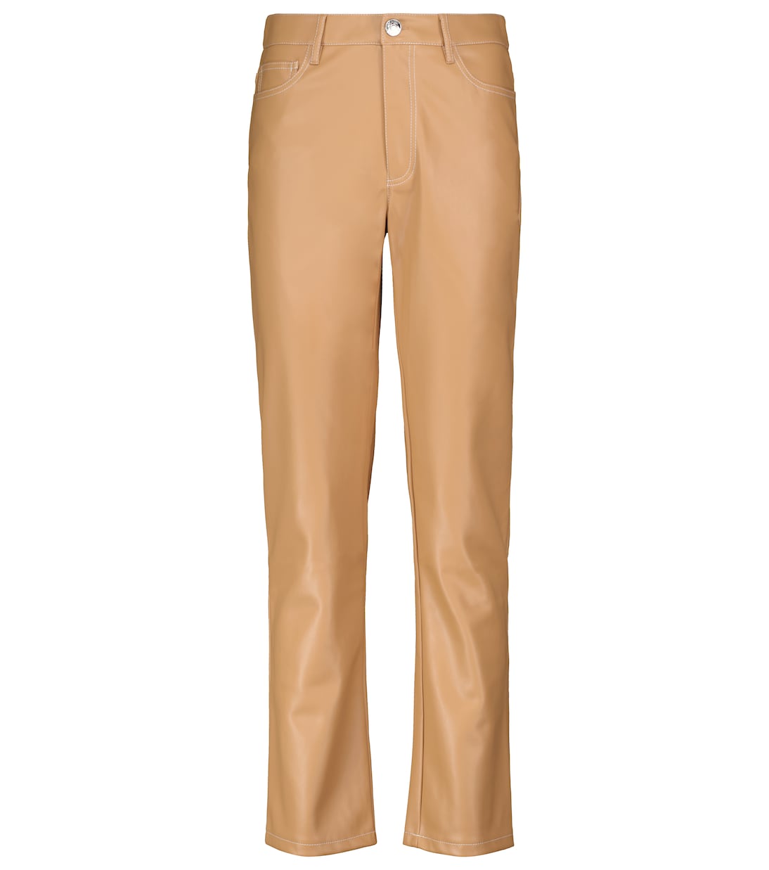 Elliot faux leather straight pants | Staud