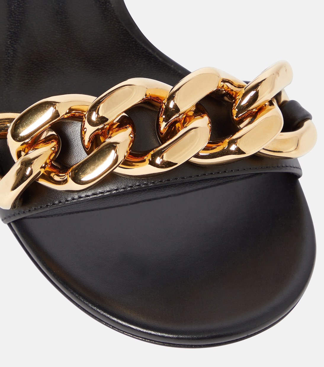 Mules Medusa en cuir à ornements | Versace