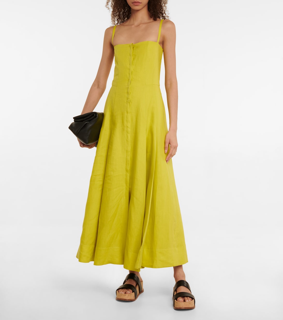 Midikleid Margritte aus Leinen | Gabriela Hearst