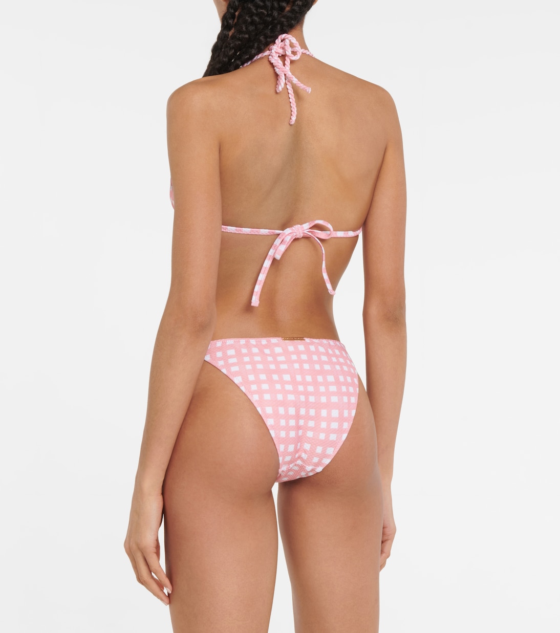 Kariertes Bikini-Oberteil Zanzibar | Heidi Klein
