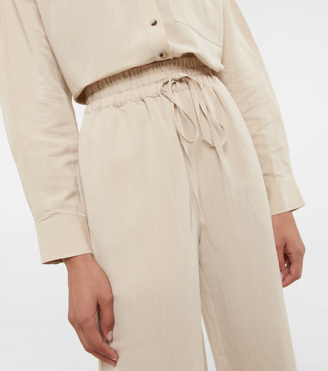 Pantalon ample Essentials en lin mélangé | CO