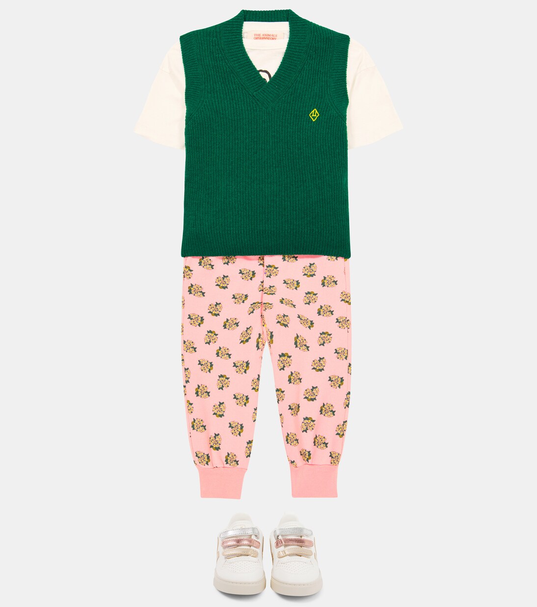 Dromedary floral cotton sweatpants | The Animals Observatory