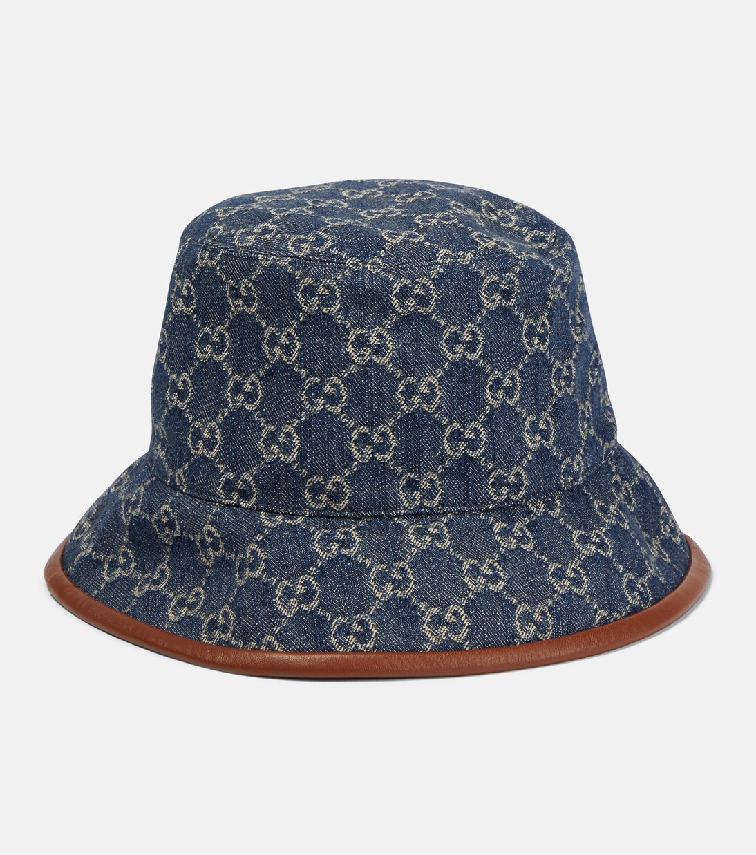 GG jacquard denim bucket hat | Gucci
