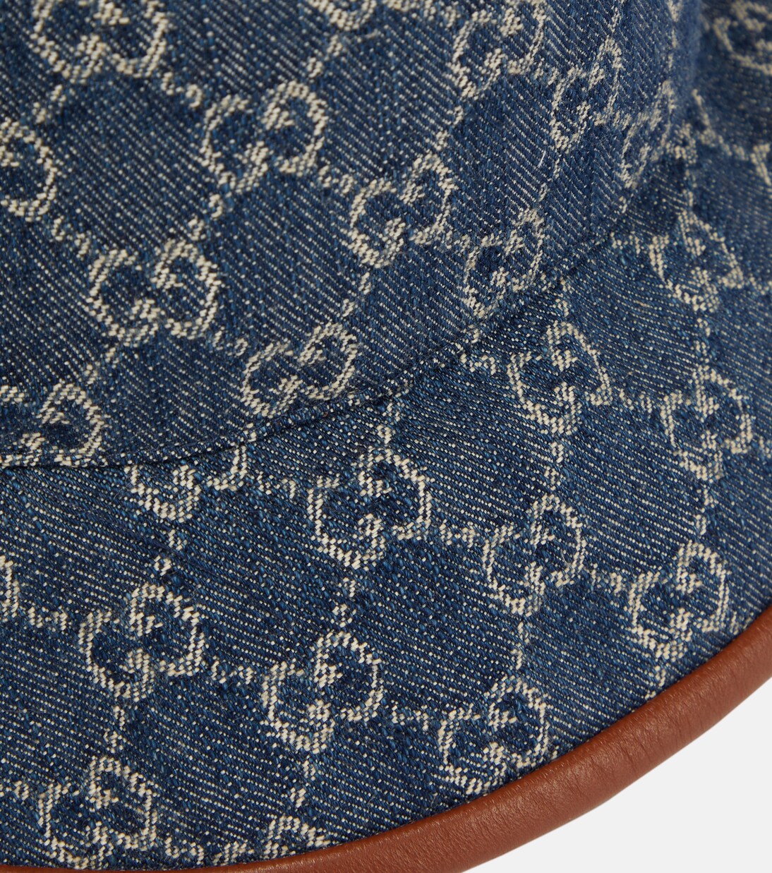 GG jacquard denim bucket hat | Gucci
