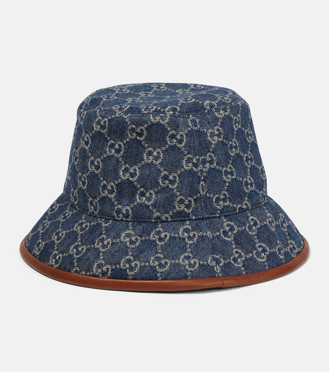 GG jacquard denim bucket hat | Gucci
